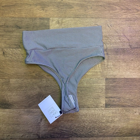 Kaohs swim high waisted cheeky thong bikini bottom - Picture 2 of 4